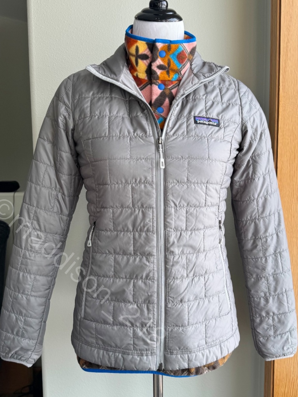 Patagonia Nano Puff Jacket Extra Small Feather Grey Windproof Water Resistant XS